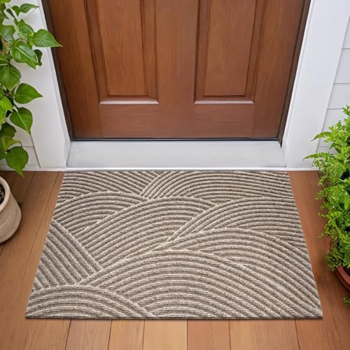 Badezimmermatte Streifen Bath Mat Mikrofaser Badmatte Waschbar Badezimmerteppich rutschfest Badematte Schnelltrocknend Badezimmermatten Verdicken Badmatten Badvorleger 40x60cm von LNXSESN