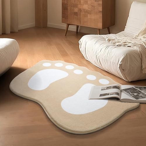 Badezimmermatte Weiß Lichtbraun Bath Mat Mikrofaser Badmatte Waschbar Badezimmerteppich rutschfest Badematte Schnelltrocknend Badezimmermatten Verdicken Badmatten Badvorleger 40x60cm Badezimmermatte Weiß Lichtbraun Bath Mat Mikrofaser Badmatte Waschbar Badezimmerteppich rutschfest Badematte Schnelltrocknend Badezimmermatten Verdicken Badmatten Badvorleger 40x60cm von LNXSESN