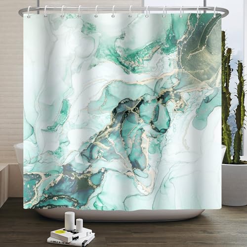 Duschvorhang Mintgrüner Marmor Duschvorhang Stoff Polyester Shower Curtains Antischimmel Badevorhang Wasserdicht Duschvorhänge Duschvorhang Anti Schimmel mit 12 Duschvorhangringen 150x180cm Duschvorhang Mintgrüner Marmor Duschvorhang Stoff Polyester Shower Curtains Antischimmel Badevorhang Wasserdicht Duschvorhänge Duschvorhang Anti Schimmel mit 12 Duschvorhangringen 150x180cm von LNXSESN