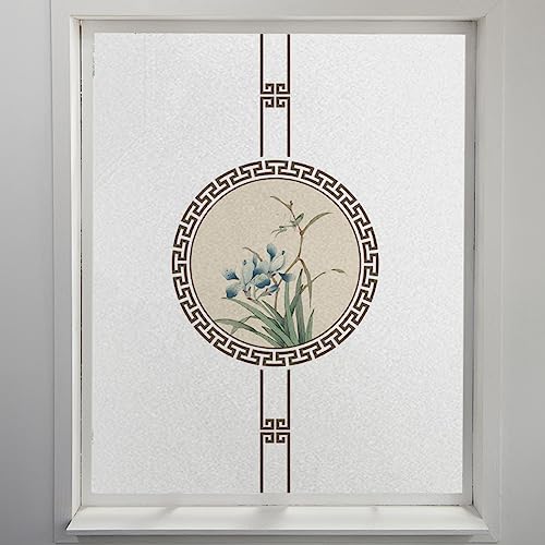 Fensterfolie Blumen Chinesischen Stil Sichtschutzfolie Fenster Klebstofffrei Fensterfolie Blickdicht Milchglasfolie Selbstklebend Fenster Fensterfolie Selbsthaftend Folie Fenster Sichtschutz 90x200cm Fensterfolie Blumen Chinesischen Stil Sichtschutzfolie Fenster Klebstofffrei Fensterfolie Blickdicht Milchglasfolie Selbstklebend Fenster Fensterfolie Selbsthaftend Folie Fenster Sichtschutz 90x200cm von LNXSESN