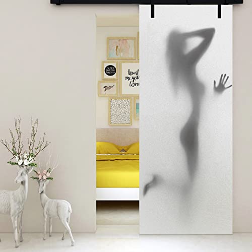 Fensterfolie Moderne Mädchen Sichtschutzfolie Fenster Klebstofffrei Fensterfolie Blickdicht Milchglasfolie Selbstklebend Fenster Fensterfolie Selbsthaftend Folie Fenster Sichtschutz 60x200cm von LNXSESN