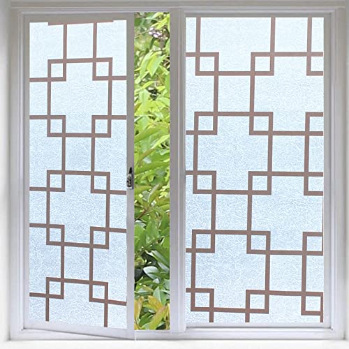 Fensterfolie Vintage Braunes Muster Sichtschutzfolie Fenster Klebstofffrei Fensterfolie Blickdicht Milchglasfolie Selbstklebend Fenster Fensterfolie Selbsthaftend Folie Fenster Sichtschutz 45x200cm Fensterfolie Vintage Braunes Muster Sichtschutzfolie Fenster Klebstofffrei Fensterfolie Blickdicht Milchglasfolie Selbstklebend Fenster Fensterfolie Selbsthaftend Folie Fenster Sichtschutz 45x200cm von LNXSESN