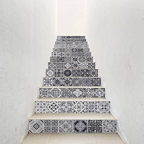 Fliesenaufkleber Mandala Grau Klebefliesen PVC Wasserdicht Fliesenaufkleber Bad Ölfest Küchenrückwand Folie Hitzebeständig Treppenaufkleber Selbstklebend Wasserfest Mosaikfliesen 18x100cm Fliesenaufkleber Mandala Grau Klebefliesen PVC Wasserdicht Fliesenaufkleber Bad Ölfest Küchenrückwand Folie Hitzebeständig Treppenaufkleber Selbstklebend Wasserfest Mosaikfliesen 18x100cm von LNXSESN
