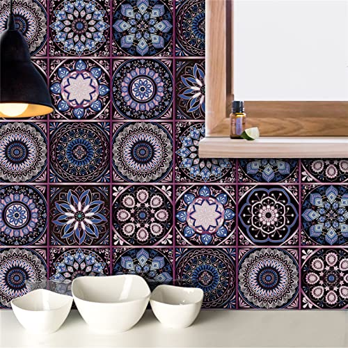 Fliesenaufkleber Rosa Fuchsia-Mandala Mosaikfliesen PVC Wasserdicht Fliesenaufkleber Bad Ölfest Küchenrückwand Selbstklebend Hitzebeständig Treppenaufkleber Küchenrückwand Folie 10x10x10pcs Fliesenaufkleber Rosa Fuchsia-Mandala Mosaikfliesen PVC Wasserdicht Fliesenaufkleber Bad Ölfest Küchenrückwand Selbstklebend Hitzebeständig Treppenaufkleber Küchenrückwand Folie 10x10x10pcs von LNXSESN