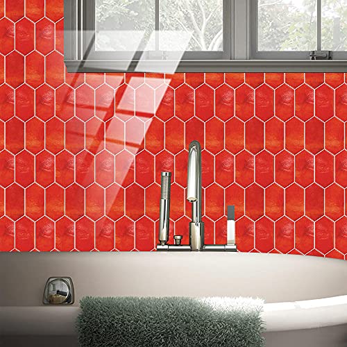 Fliesenaufkleber Rote Geometrie Mosaikfliesen PVC Klebefliesen Hitzebeständig Fliesenaufkleber Bad Wasserdicht Küchenrückwand Folie Ölfest Spritzschutz Selbstklebend Fliesenfolie 12 Stück Fliesenaufkleber Rote Geometrie Mosaikfliesen PVC Klebefliesen Hitzebeständig Fliesenaufkleber Bad Wasserdicht Küchenrückwand Folie Ölfest Spritzschutz Selbstklebend Fliesenfolie 12 Stück von LNXSESN