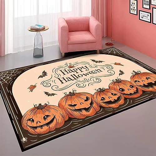 Fußmatte Beige Kürbisblatt Carpet Rugs for Living Room Polyester Fussmatte Aussen Fußmatte Außen Innen Waschbar Outdoor Teppich Wohnzimmer Schmutzfangmatte Fusmatte Fußmatten Haustür 100x120cm von LNXSESN
