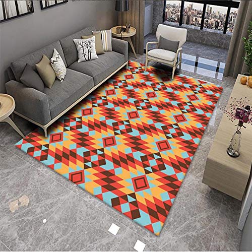 Fußmatte Blau Braun Rot Carpet Rugs for Living Room Polyester Fussmatte Aussen Fußmatte Außen Innen Waschbar Outdoor Teppich Wohnzimmer Schmutzfangmatte Fusmatte Fußmatten Haustür 100x150cm Fußmatte Blau Braun Rot Carpet Rugs for Living Room Polyester Fussmatte Aussen Fußmatte Außen Innen Waschbar Outdoor Teppich Wohnzimmer Schmutzfangmatte Fusmatte Fußmatten Haustür 100x150cm von LNXSESN
