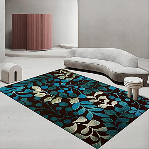 Fußmatte Blaue Blätter Schwarz Carpet Rugs for Living Room Polyester Fussmatte Aussen Fußmatte Außen Innen Waschbar Outdoor Teppich Wohnzimmer Schmutzfangmatte Fusmatte Fußmatten Haustür 100x120cm Fußmatte Blaue Blätter Schwarz Carpet Rugs for Living Room Polyester Fussmatte Aussen Fußmatte Außen Innen Waschbar Outdoor Teppich Wohnzimmer Schmutzfangmatte Fusmatte Fußmatten Haustür 100x120cm von LNXSESN