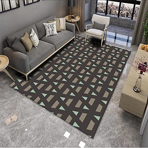 Fußmatte Braune Geometrie Carpet Rugs for Living Room Polyester Fussmatte Aussen Fußmatte Außen Innen Waschbar Outdoor Teppich Wohnzimmer Schmutzfangmatte Fusmatte Fußmatten Haustür 120x160cm Fußmatte Braune Geometrie Carpet Rugs for Living Room Polyester Fussmatte Aussen Fußmatte Außen Innen Waschbar Outdoor Teppich Wohnzimmer Schmutzfangmatte Fusmatte Fußmatten Haustür 120x160cm von LNXSESN