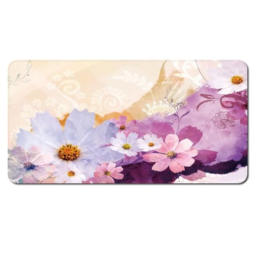 Fußmatte Gelb Lila Muster Rugs for Living Room Polyester Fussmatte Aussen Fußmatte Außen Innen Waschbar Teppiche Wohnzimmer Fusmatte Schmutzfangmatte Fußmatten Haustür Verdicken Doormat 40x60cm von LNXSESN