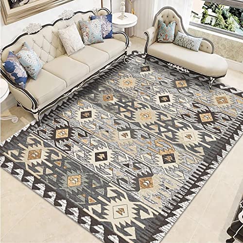 Fußmatte Grau Beige Böhmisch Rugs for Living Room Polyester Fussmatte Aussen Fußmatte Außen Innen Waschbar Teppiche Wohnzimmer Fusmatte Schmutzfangmatte Fußmatten Haustür Verdicken Doormat 120x160 Fußmatte Grau Beige Böhmisch Rugs for Living Room Polyester Fussmatte Aussen Fußmatte Außen Innen Waschbar Teppiche Wohnzimmer Fusmatte Schmutzfangmatte Fußmatten Haustür Verdicken Doormat 120x160 von LNXSESN