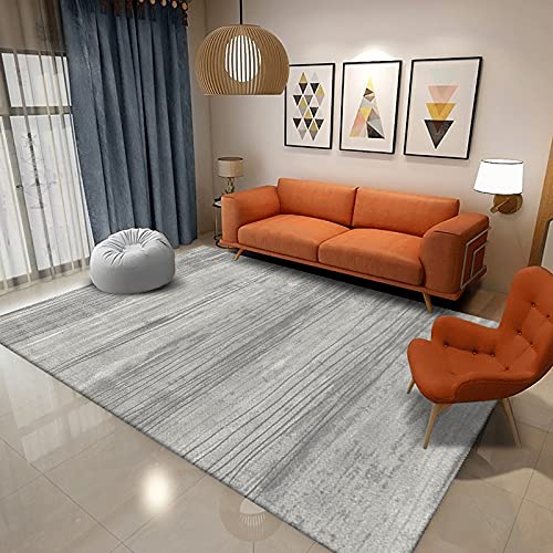 Fußmatte Grau Streifen Druck Carpet Rugs for Living Room Polyester Fussmatte Aussen Fußmatte Außen Innen Waschbar Outdoor Teppich Wohnzimmer Schmutzfangmatte Fusmatte Fußmatten Haustür 40x60 von LNXSESN