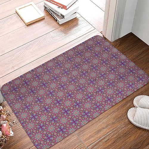 Fußmatte Lila Gelbe Blume Rugs for Living Room Polyester Verdicken Fussmatte Aussen Teppisch Waschbar Teppich Wohnzimmer Schmutzfangmatte Fussmatte Fußmatten Haustür Doormat Außen Innen 150x200cm von LNXSESN