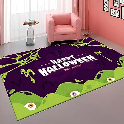 Fußmatte Obst Grün Lila Carpet Rugs for Living Room Polyester Fussmatte Aussen Fußmatte Außen Innen Waschbar Outdoor Teppich Wohnzimmer Schmutzfangmatte Fusmatte Fußmatten Haustür 120x160cm von LNXSESN