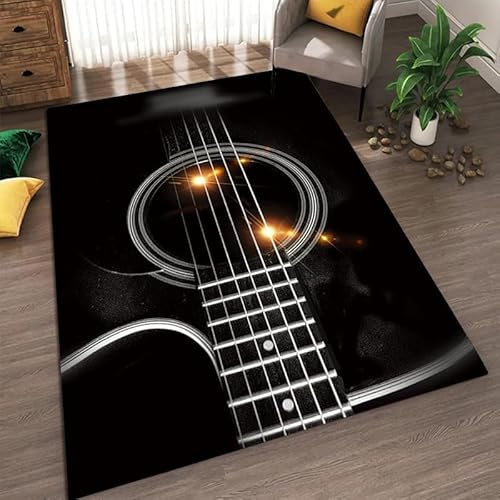 Fußmatte Schwarz Gitarre Orange Fussmatte Aussen Polyester Fussmatte Innen Fußmatte Außen rutschfest Schmutzfangmatte Verdicken Teppich Wohnzimmer Waschbar Fußmatte Innen Fußabtreter 45x75cm Fußmatte Schwarz Gitarre Orange Fussmatte Aussen Polyester Fussmatte Innen Fußmatte Außen rutschfest Schmutzfangmatte Verdicken Teppich Wohnzimmer Waschbar Fußmatte Innen Fußabtreter 45x75cm von LNXSESN
