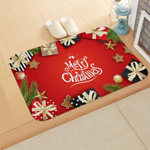 Fußmatte Weihnachten Grün Braun Rugs for Living Room Polyester Fussmatte Aussen Fußmatte Außen Innen Waschbar Teppiche Wohnzimmer Fusmatte Schmutzfangmatte Fußmatten Haustür Verdicken Doormat 50x80cm Fußmatte Weihnachten Grün Braun Rugs for Living Room Polyester Fussmatte Aussen Fußmatte Außen Innen Waschbar Teppiche Wohnzimmer Fusmatte Schmutzfangmatte Fußmatten Haustür Verdicken Doormat 50x80cm von LNXSESN