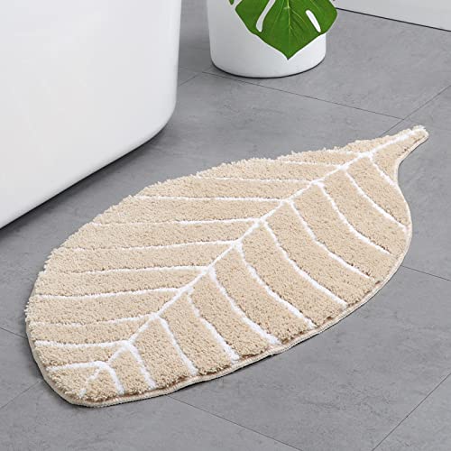 LNXSESN Badezimmerteppich Khaki-Blätter Badematte Flauschig Mikrofaser Badvorleger rutschfest Duschvorleger Schnelltrocknend Badteppich Waschbar Badmatte Verdicken Badematten & Badteppiche 40x60cm LNXSESN Badezimmerteppich Khaki-Blätter Badematte Flauschig Mikrofaser Badvorleger rutschfest Duschvorleger Schnelltrocknend Badteppich Waschbar Badmatte Verdicken Badematten & Badteppiche 40x60cm von LNXSESN