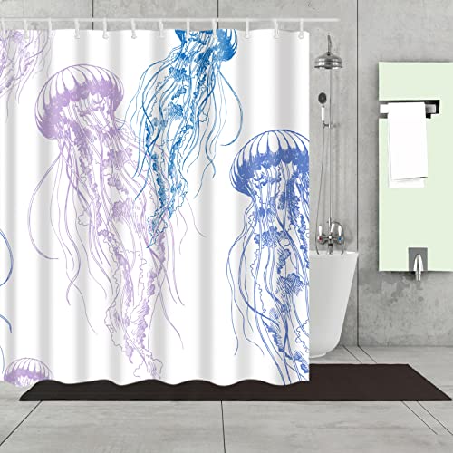 LNXSESN Duschvorhang Qualle Rosa Blau Shower Curtains Polyester Duschvorhang Antischimmel Shower Curtain Antibakteriell Duschvorhänge mit 12 Duschvorhangringen Duschvorhang Badewanne 200x200cm LNXSESN Duschvorhang Qualle Rosa Blau Shower Curtains Polyester Duschvorhang Antischimmel Shower Curtain Antibakteriell Duschvorhänge mit 12 Duschvorhangringen Duschvorhang Badewanne 200x200cm von LNXSESN