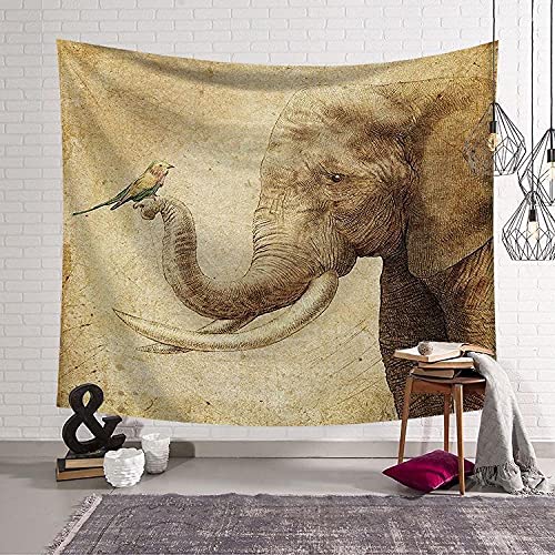 LNXSESN Wandteppich Kolibri Elefant Wandtuch Polyester Deko Schlafzimmer Wandbehang Wanddeko Wohnzimmer Tapestry Aesthetic Room Decor Wandteppiche Schlafsaal Deko Terrasse 150x100cm LNXSESN Wandteppich Kolibri Elefant Wandtuch Polyester Deko Schlafzimmer Wandbehang Wanddeko Wohnzimmer Tapestry Aesthetic Room Decor Wandteppiche Schlafsaal Deko Terrasse 150x100cm von LNXSESN