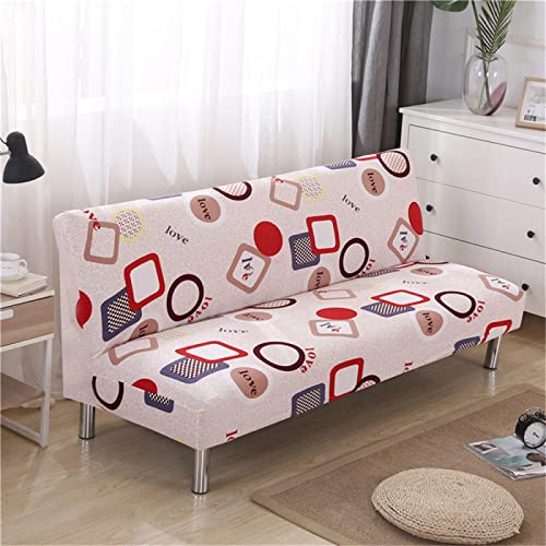 Sofa Überzug Geometrische Rotbeige Sofabezug Stretch Elasthan Couch überzug Abnehmbare Waschbar Sofaschoner Antirutsch Couchbezug Moderne Sofa Cover Universal Sofahusse Sofabezug Ecksofa 1 Sitzer von LNXSESN