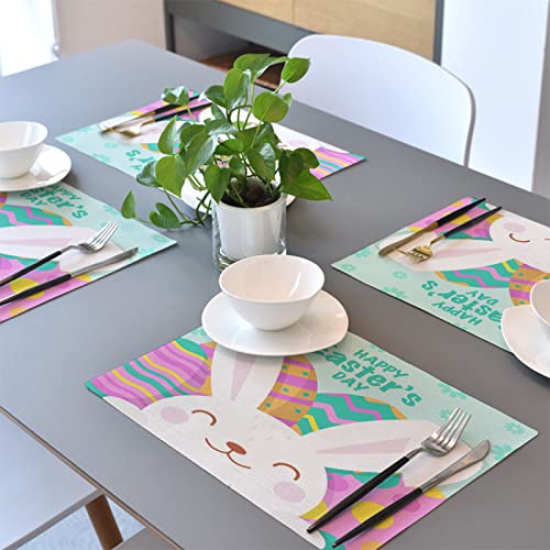 Tischsets Abwaschbar Hase Ostern Platzset Baumwolle Leinen Platzsets Grifffeste Tischset Hitzebeständig Platzdeckchen Antifouling Tischset Filz Abwischbar Platzset Filz 30x45 2 Pcs Tischsets Abwaschbar Hase Ostern Platzset Baumwolle Leinen Platzsets Grifffeste Tischset Hitzebeständig Platzdeckchen Antifouling Tischset Filz Abwischbar Platzset Filz 30x45 2 Pcs von LNXSESN