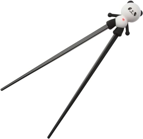 1Paar Schwarz Training Essstäbchen,Niedliche Panda-Essstäbchen Wiederverwendbare Silikon-Essstäbchen Hitzebeständig Kleinkind-Essstäbchen Helfer für,Besteck,Essstäbchen,Küche, Haushalt and Wohnen von LNYMZD