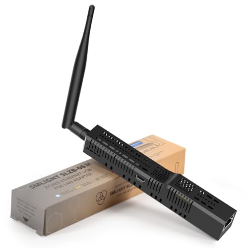 LOAMLIN SMLIGHT SLZB-06M - Ein Zigbee 3.0 auf Ethernet, USB und WiFi Adapter mit PoE-Unterstützung, funktioniert mit Zigbee2MQTT, Home Assistant, ZHA von LOAMLIN