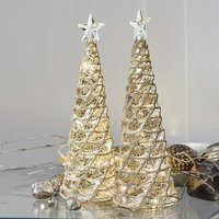 Deko-Baum 2er Set Glitter von LOBERON