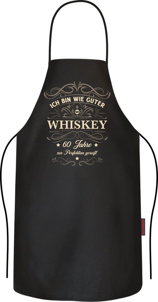 LOBO NEGRO® Grillschürze Kochschürze Küchenschürze als Geschenk: Wie Whiskey 60 Jahre gereift von LOBO NEGRO®