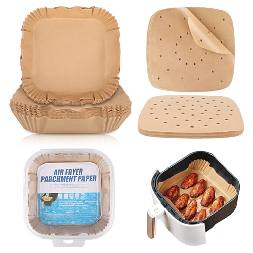 200 Stück Backpapier für Heißluftfritteuse-Zwei verschiedene Arten von Backpapier von LOBVABA