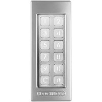 Codetastatur Slimstone 2 mit LED-Beleuchtung, 2 Relais, Aluminium silberfärbig von LOCINOX