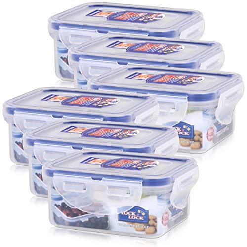 6 x Lock & Lock Rect 180ml Food Container HPL805 by Lock & Lock 6 x Lock & Lock Rect 180ml Food Container HPL805 by Lock & Lock von LocknLock