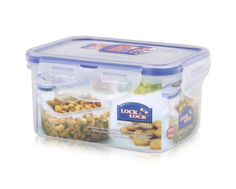 LOCK & LOCK Vorratsdose Lock&Lock HPL807 Vorratsdose 470ml - Luft und Wasserdicht - rechteckig, Kunststoff LOCK & LOCK Vorratsdose Lock&Lock HPL807 Vorratsdose 470ml - Luft und Wasserdicht - rechteckig, Kunststoff von LOCK & LOCK