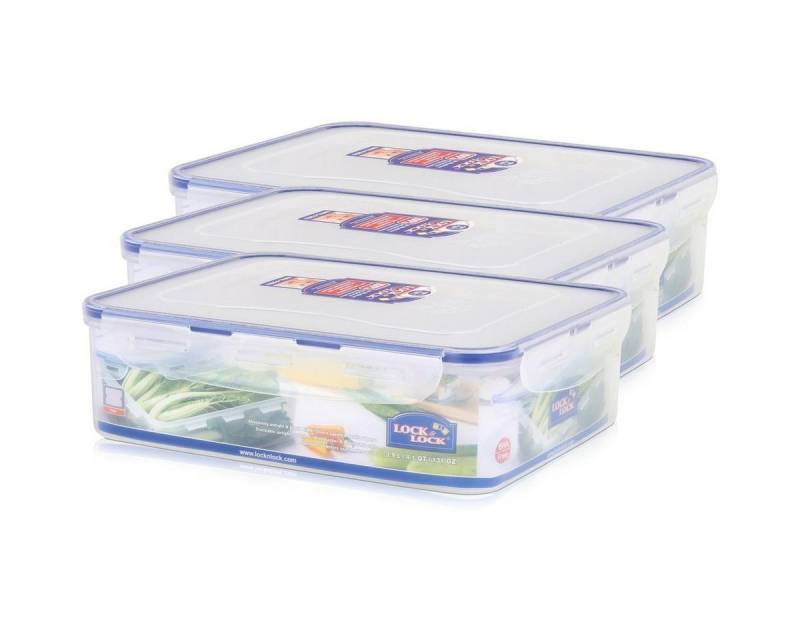LOCK & LOCK Vorratsdose Lock&Lock HPL834 Multifunktionsbox 3,9L - Luft und Wasserdicht (3er Pa, Kunststoff von LOCK & LOCK