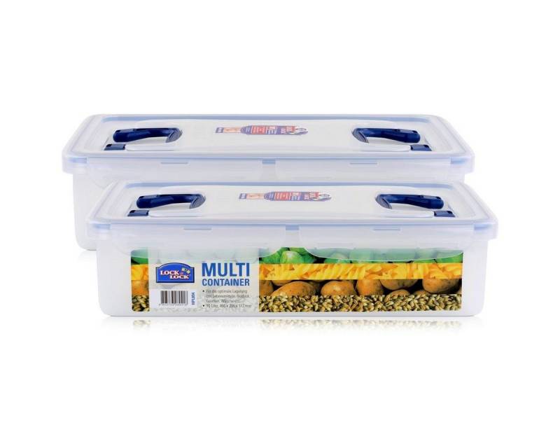 LOCK & LOCK Vorratsdose Lock&Lock HPL894 Frischhaltedose 10 Liter - Multibox (2er Pack), Kunststoff von LOCK & LOCK