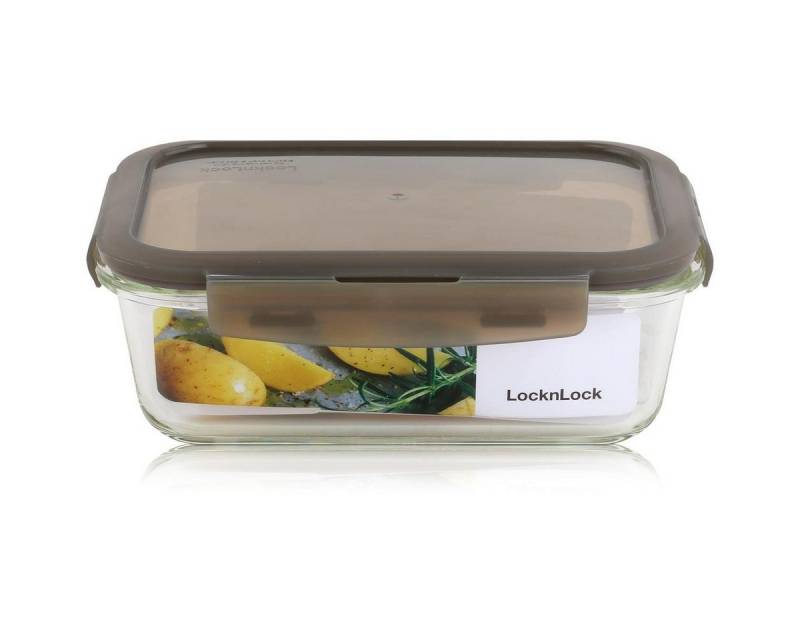 LOCK & LOCK Vorratsdose LocknLock Oven Glass LLG445G Frischhaltedose 1L - Borosilikatglas (1er, Glas von LOCK & LOCK