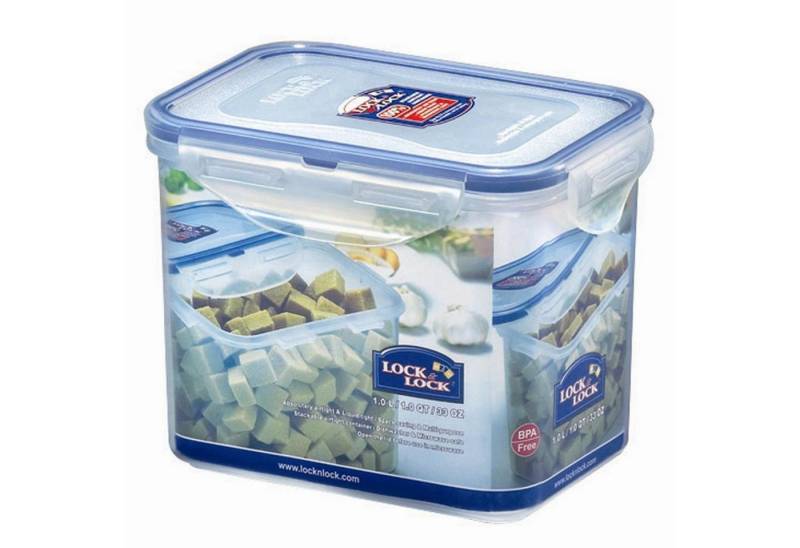 LOCK & LOCK Vorratsdose Vorratsdose rechteckig, 1,0 l 151 x 108 x 117 mm, Kunststoff von LOCK & LOCK