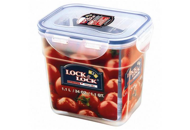 LOCK & LOCK Vorratsdose Vorratsdose rechteckig, 1000 ml 145 x 110 x 128 mm, nestbar, Kunststoff von LOCK & LOCK