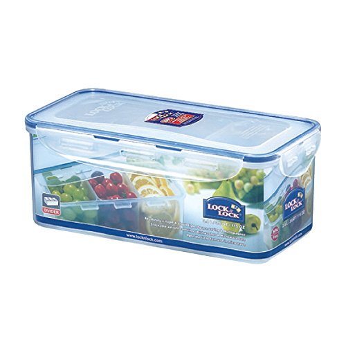 Lock & Lock Behälter mit Trennwand, 3,4 l, luft- und wasserdicht verschließbar von LocknLock