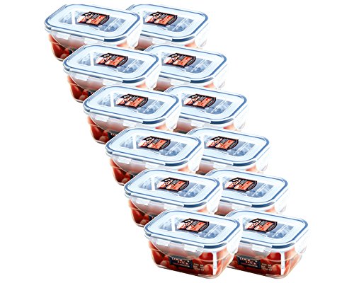 Lock&Lock Frischhaltebox | Frischhaltedose | Gefrierdose | ineinanderstapelbar | Inhalt: 550 ml | 14,5 x 11 x 6,7 cm | HPL311-12er Set Lock&Lock Frischhaltebox | Frischhaltedose | Gefrierdose | ineinanderstapelbar | Inhalt: 550 ml | 14,5 x 11 x 6,7 cm | HPL311-12er Set von LocknLock