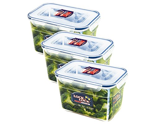 Frischhaltebox | Vorratsdose | Gefrierdose | ineinander schachtelbar | 2,4 Liter | Lock&Lock HPL323-3er Set Frischhaltebox | Vorratsdose | Gefrierdose | ineinander schachtelbar | 2,4 Liter | Lock&Lock HPL323-3er Set von LocknLock
