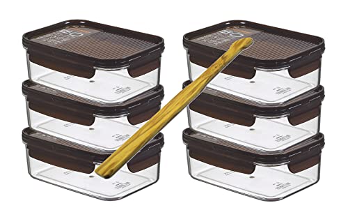 6 er Set Lock&Lock Modular Bisfree a 910ml & SeleXions Multifunktion Olivenholz Spachtel 6 er Set Lock&Lock Modular Bisfree a 910ml & SeleXions Multifunktion Olivenholz Spachtel von LOCK