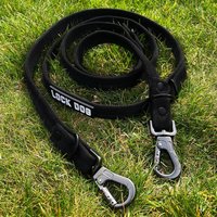 Bissfeste Schnittfest Hundeleine Mit 2 Klick-Karabiner von LOCKDOG