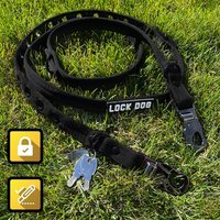 Diebstahlsichere Hundeleine + Halsband in Einem 2 Schlösser 3 Schlüssel Made Germany von LOCKDOG
