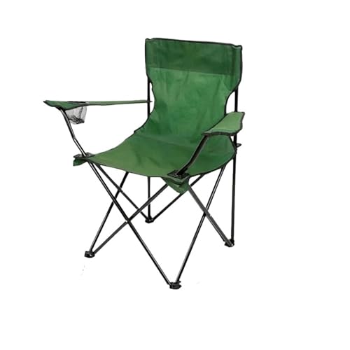 LOCKLGFMCZ 1 stücke Camping Klappstuhl Tasse Lagerung Und Tasche Durchführung Stuhl Angeln for Outdoor-Aktivitäten Klappstühle(Green) von LOCKLGFMCZ