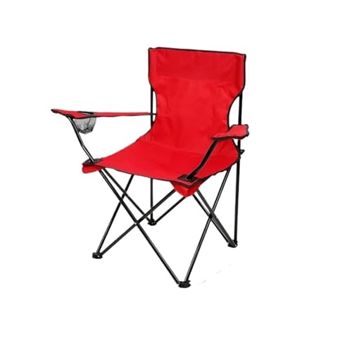 LOCKLGFMCZ 1 stücke Camping Klappstuhl Tasse Lagerung Und Tasche Durchführung Stuhl Angeln for Outdoor-Aktivitäten Klappstühle(Red) von LOCKLGFMCZ