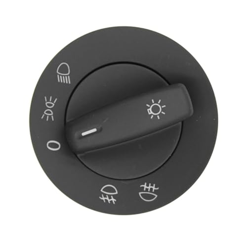 LOCKLGFMCZ 1K0941431Q 1K4959857B fit for VW Jetta MK5 Golf 5 6 Tiguan Passat B6 CC Caddy Touran Fenster Scheinwerfer Control Schalter Taste Fahrzeug-Bedientasten(1K0941431Q) von LOCKLGFMCZ