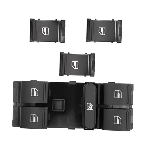 LOCKLGFMCZ 1K0941431Q 1K4959857B fit for VW Jetta MK5 Golf 5 6 Tiguan Passat B6 CC Caddy Touran Fenster Scheinwerfer Control Schalter Taste Fahrzeug-Bedientasten(4PCS) von LOCKLGFMCZ