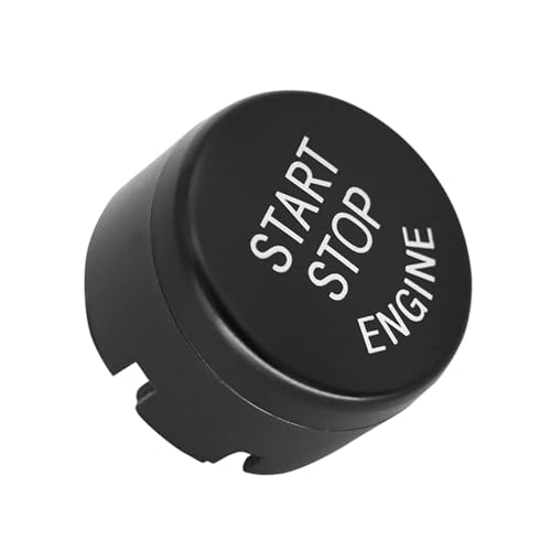 LOCKLGFMCZ 2/1 STÜCKE Start-Stopp-Druckknopfabdeckung Zündschalterabdeckung passend for BMW 3er F30 2012-2018 5er F10/F11 2011-2017 7er Fahrzeug-Bedientasten(1PC Black) von LOCKLGFMCZ