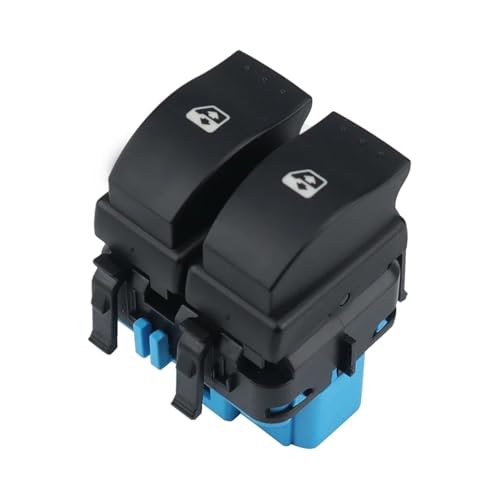 LOCKLGFMCZ Anti-Pinch-Einknopf-Fensterheber-Steuerschalter passend for Renault Megane II 2 Scenic II Grand Scenic II 8200107772 8200315042 Fahrzeug-Bedientasten von LOCKLGFMCZ